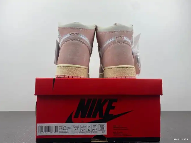 Rep FD2596-600 (Women's) Jordan 1 Washed Retro Pink OG Air High 0429